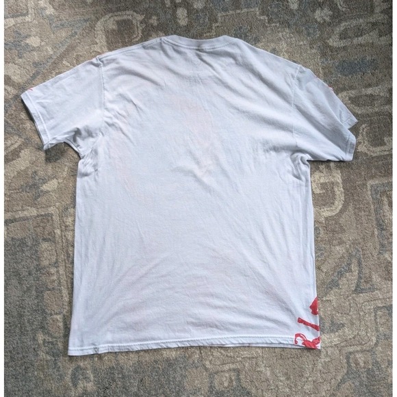 Grateful Dead XL T Shirt Skull Logo  White Red/White/Blue Classic Rock Band - Picture 7 of 7